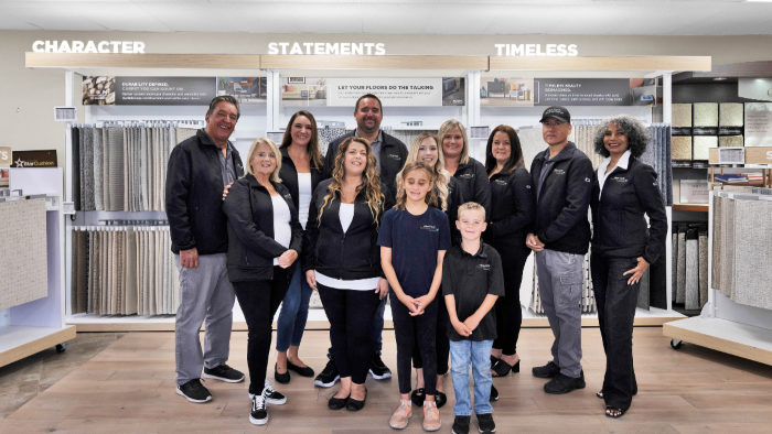 Village Carpets Flooring team in Santee, CA showroom